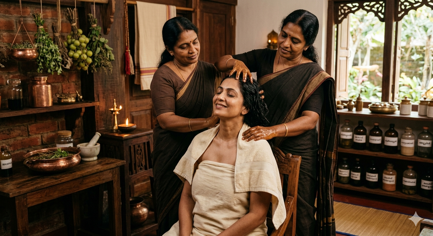 Ayurvedic Head Calm & Renewal Ritual