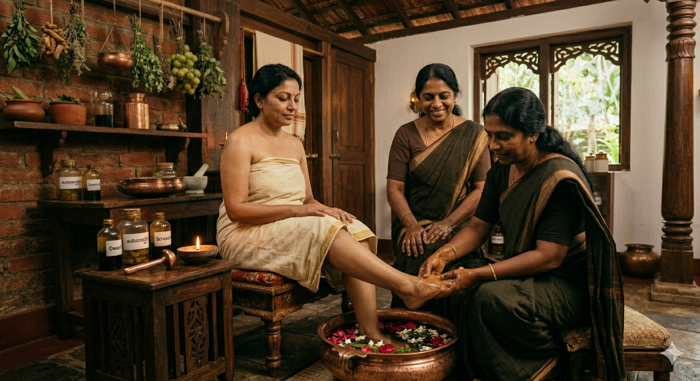 Ayurvedic Foot Relaxation & Renewal Therapy