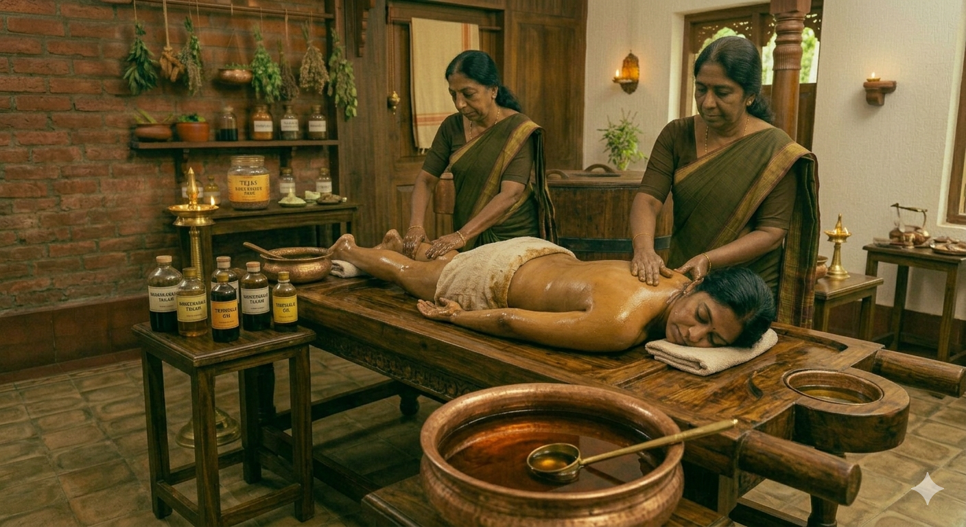 Ayurvedic Full Body Oil Rejuvenation Ritual