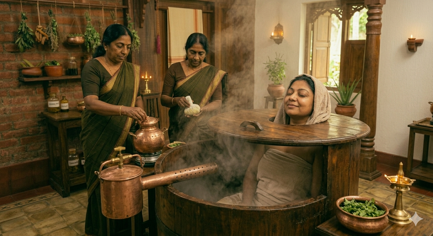 Ayurvedic Herbal Steam Renewal Ritual