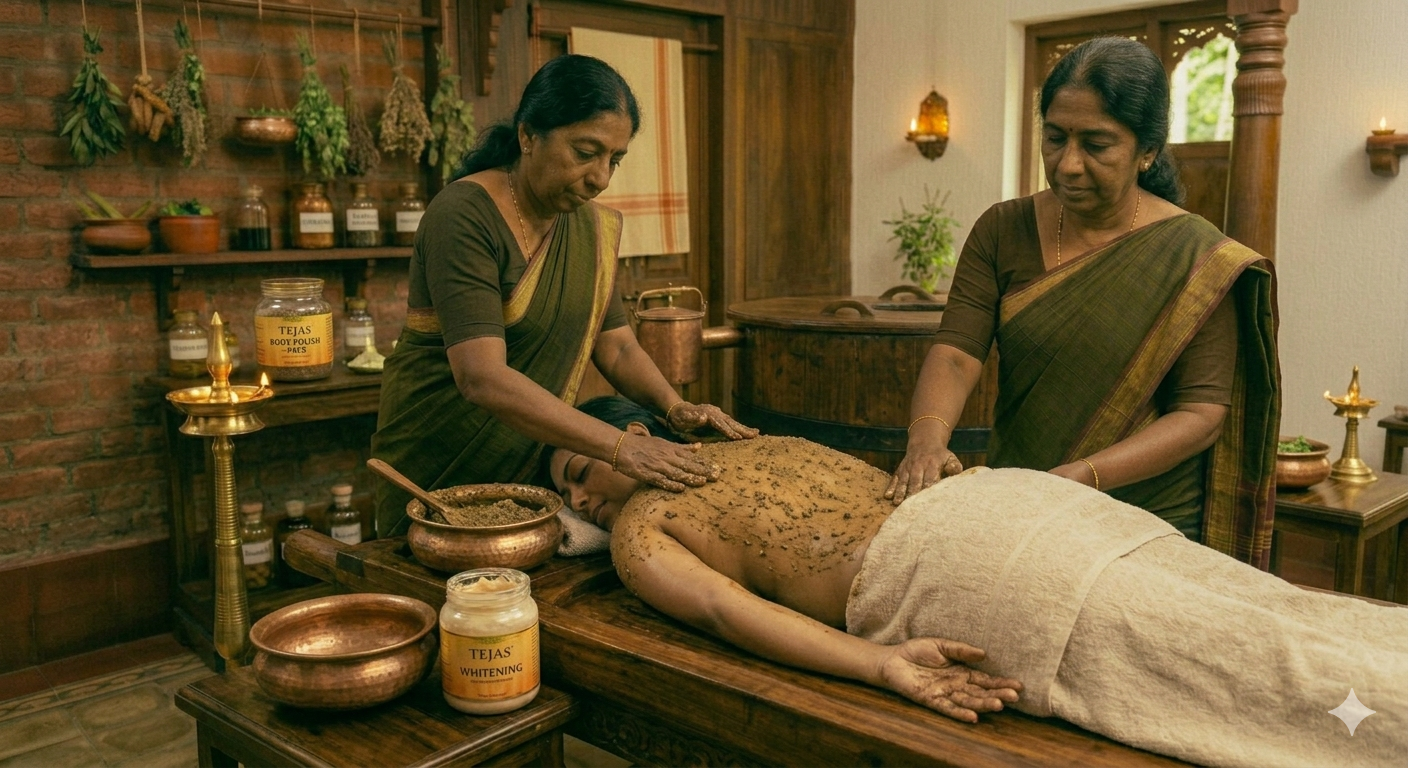 Ayurvedic Full Body Polish & Herbal Pack Ritual