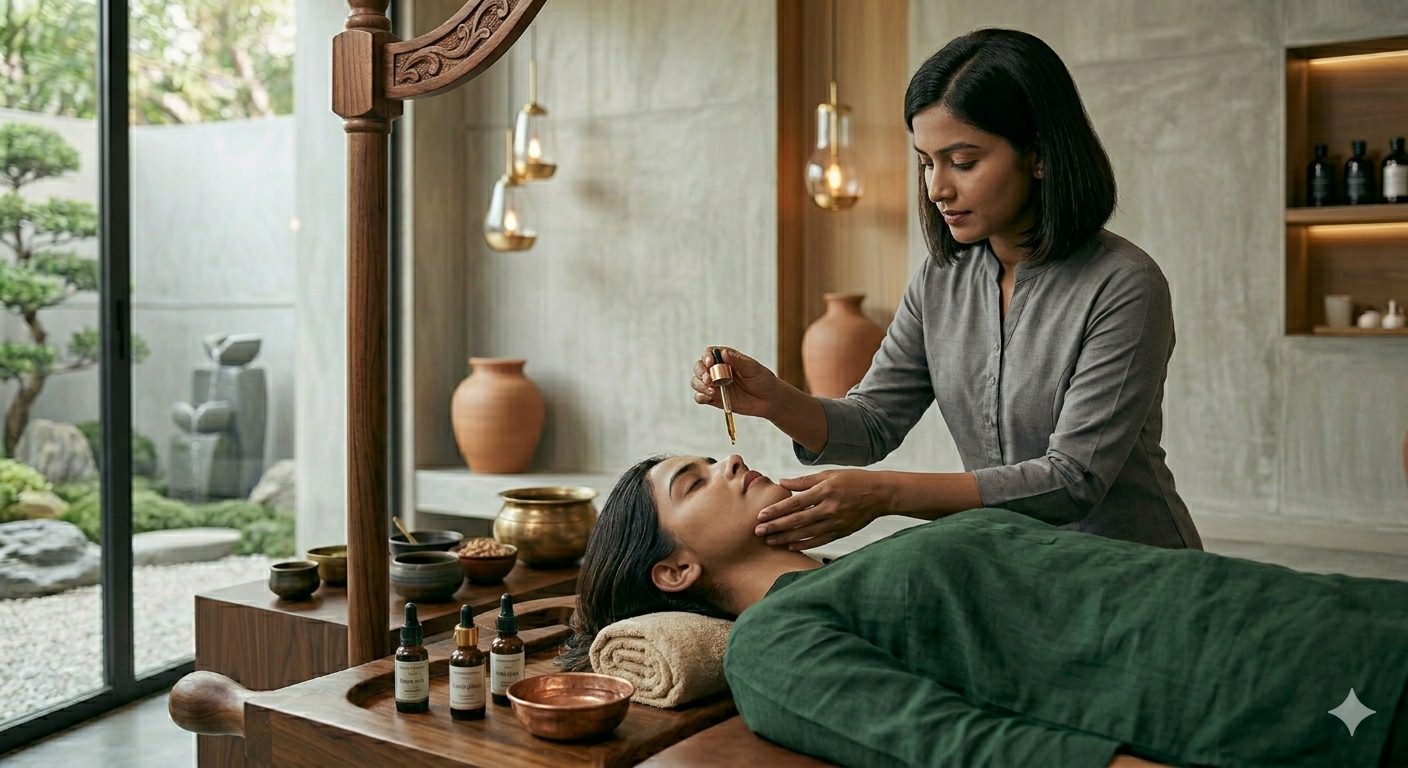 Ayurvedic Nasya Cleansing Ritual